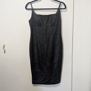 bebe Snake-Embossed Bandage Dress Bodycon Y2K